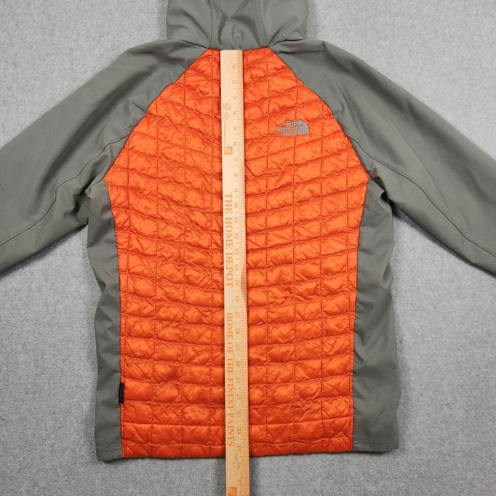 The North Face Thermoball Hybrid Hooded‎ Jacket Mens Small Quilted Puffer Hiking